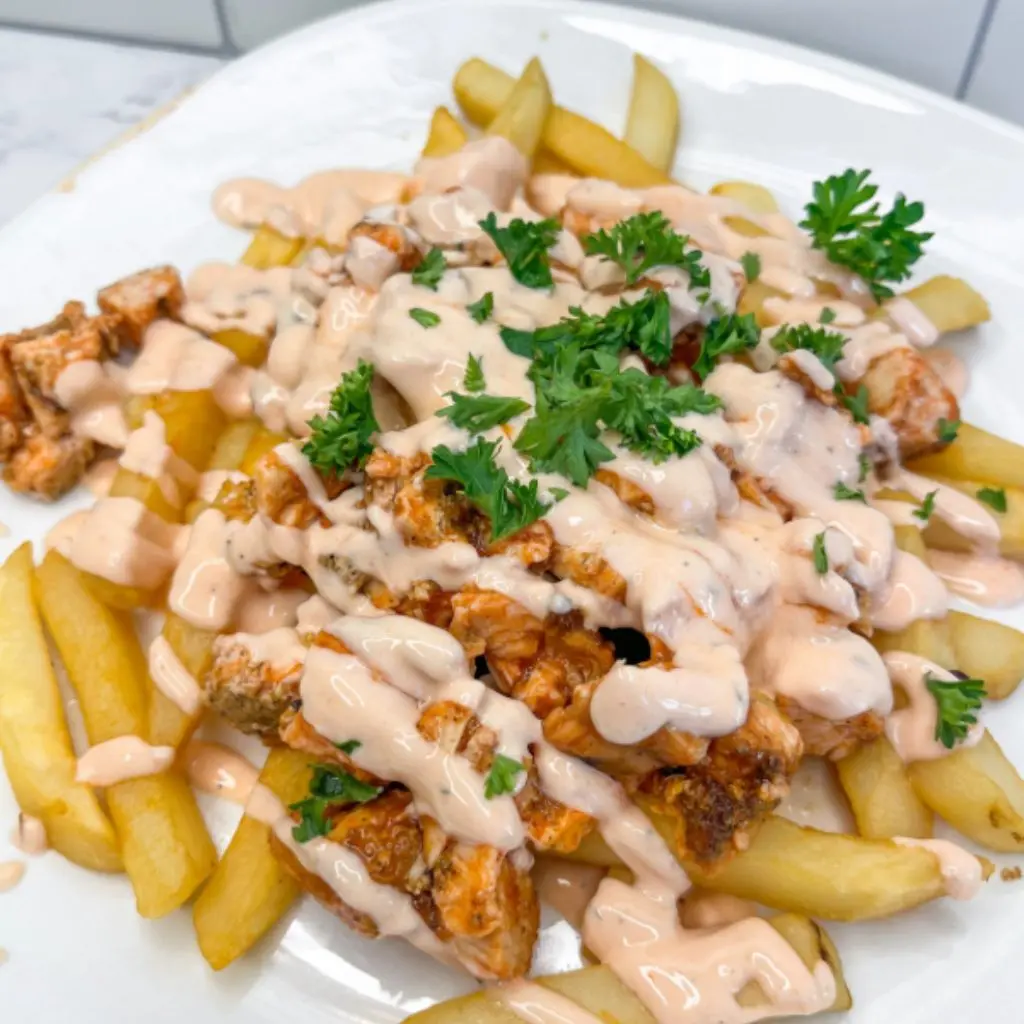 بطاطا الدجاج المحملة
